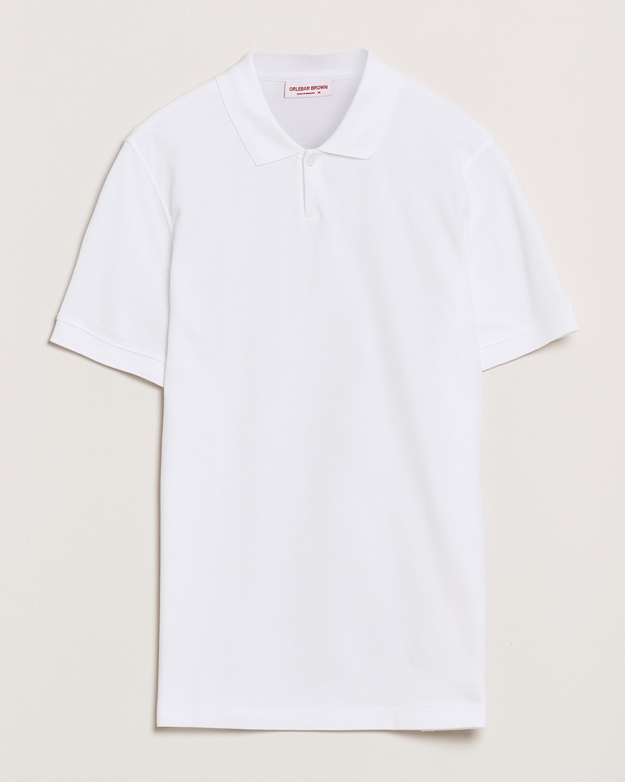 Herr | Pikéer | Orlebar Brown | Bruno Organic Cotton Pique White