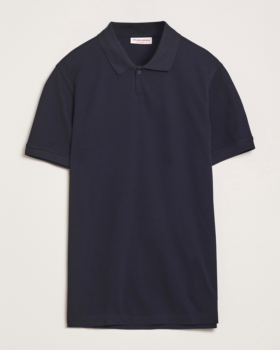 Herr | Pikéer | Orlebar Brown | Bruno Organic Cotton Pique Night Iris
