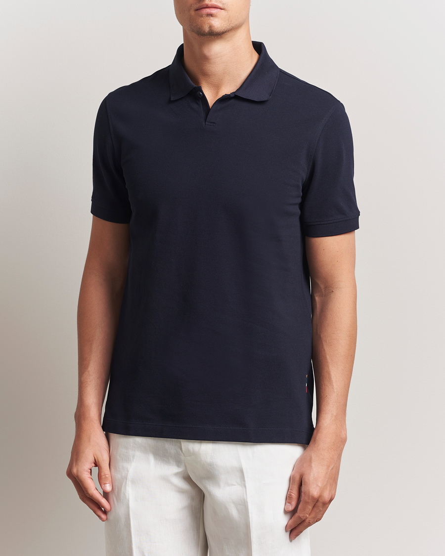 Herr | Pikéer | Orlebar Brown | Bruno Organic Cotton Pique Night Iris