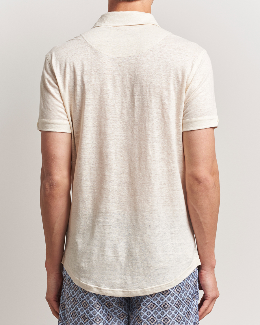 Herr | Pikéer | Orlebar Brown | Sebastian Linen Polo Latte
