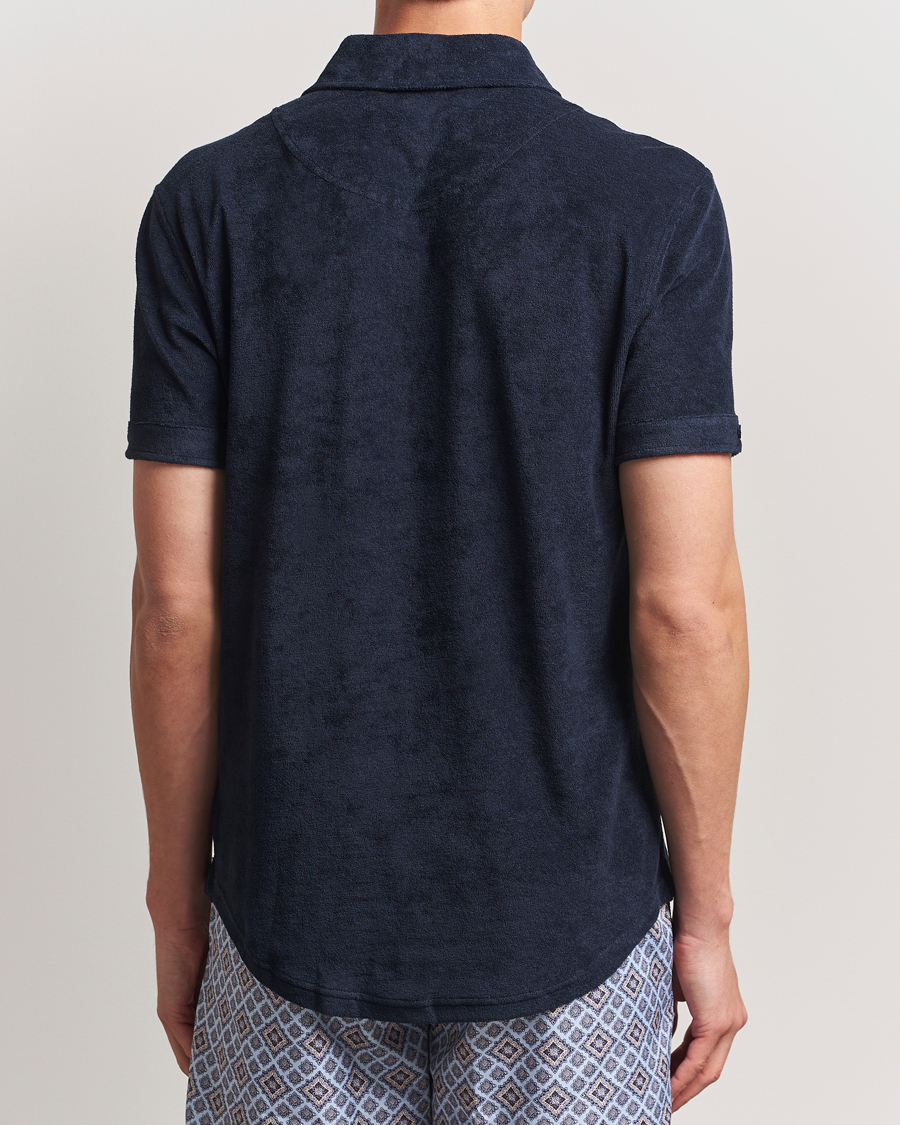 Herr | Pikéer | Orlebar Brown | Sebastian Tailored Towelling Polo Night Iris