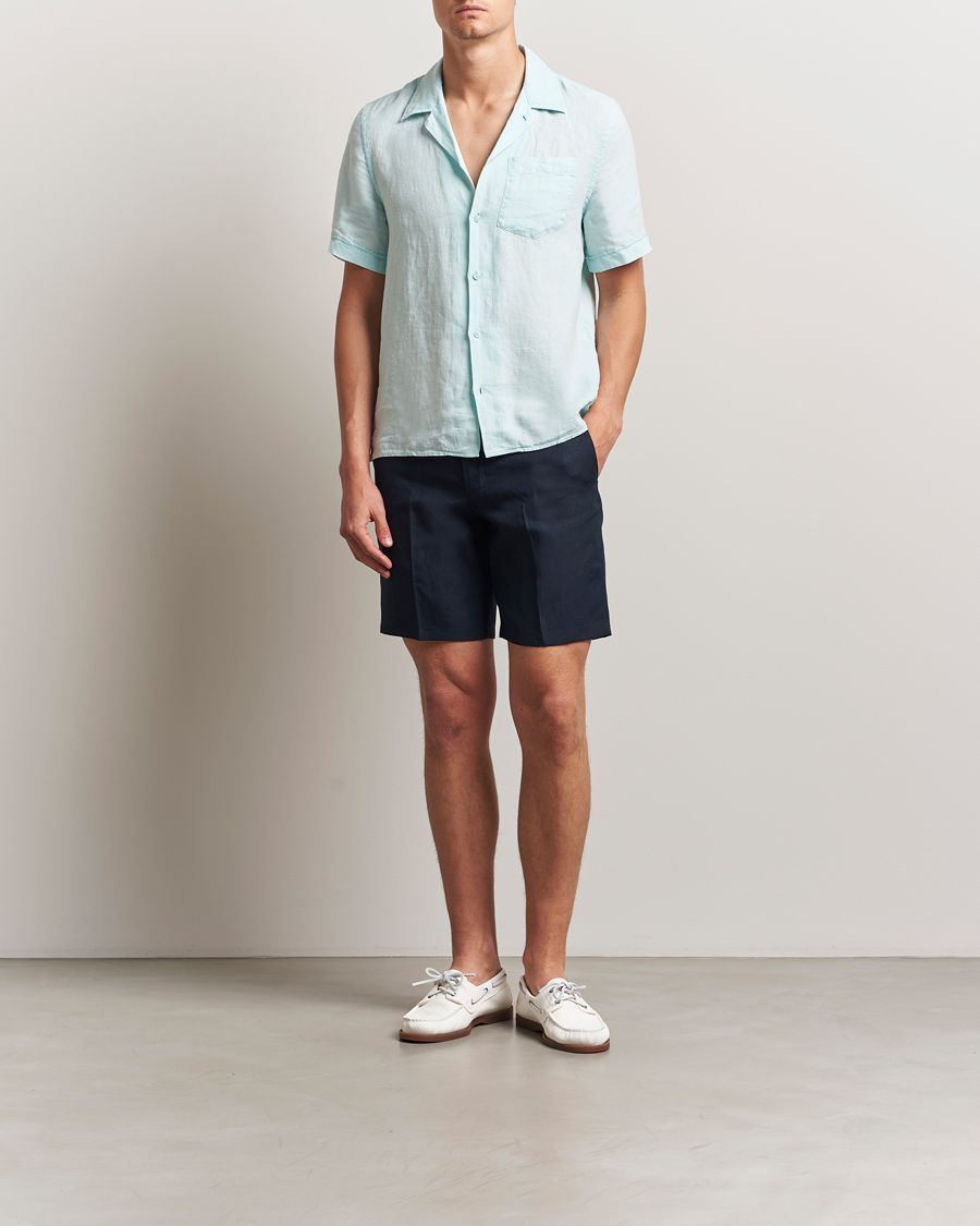 Herr | Shorts | Orlebar Brown | Norwich Italian Linen Shorts Night Iris