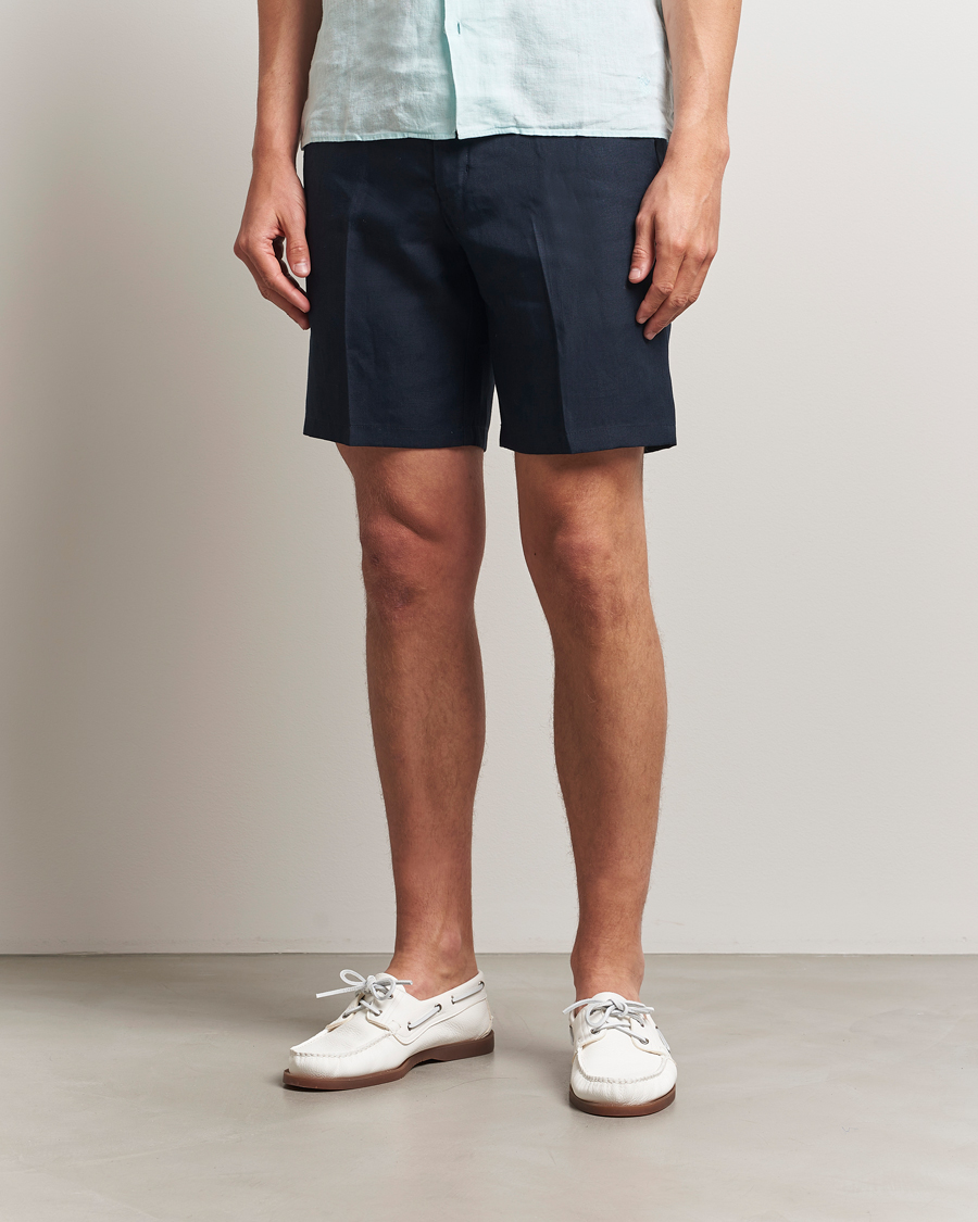 Herr | Shorts | Orlebar Brown | Norwich Italian Linen Shorts Night Iris