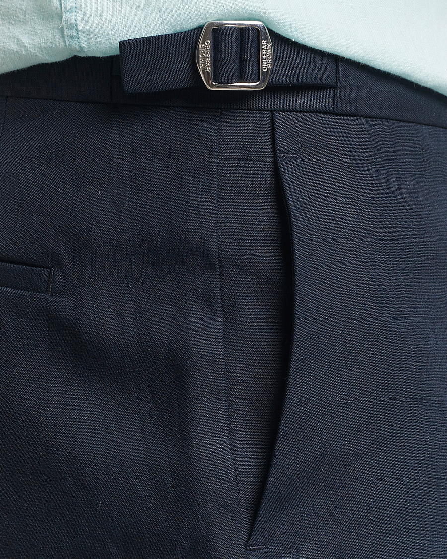 Herr | Shorts | Orlebar Brown | Norwich Italian Linen Shorts Night Iris