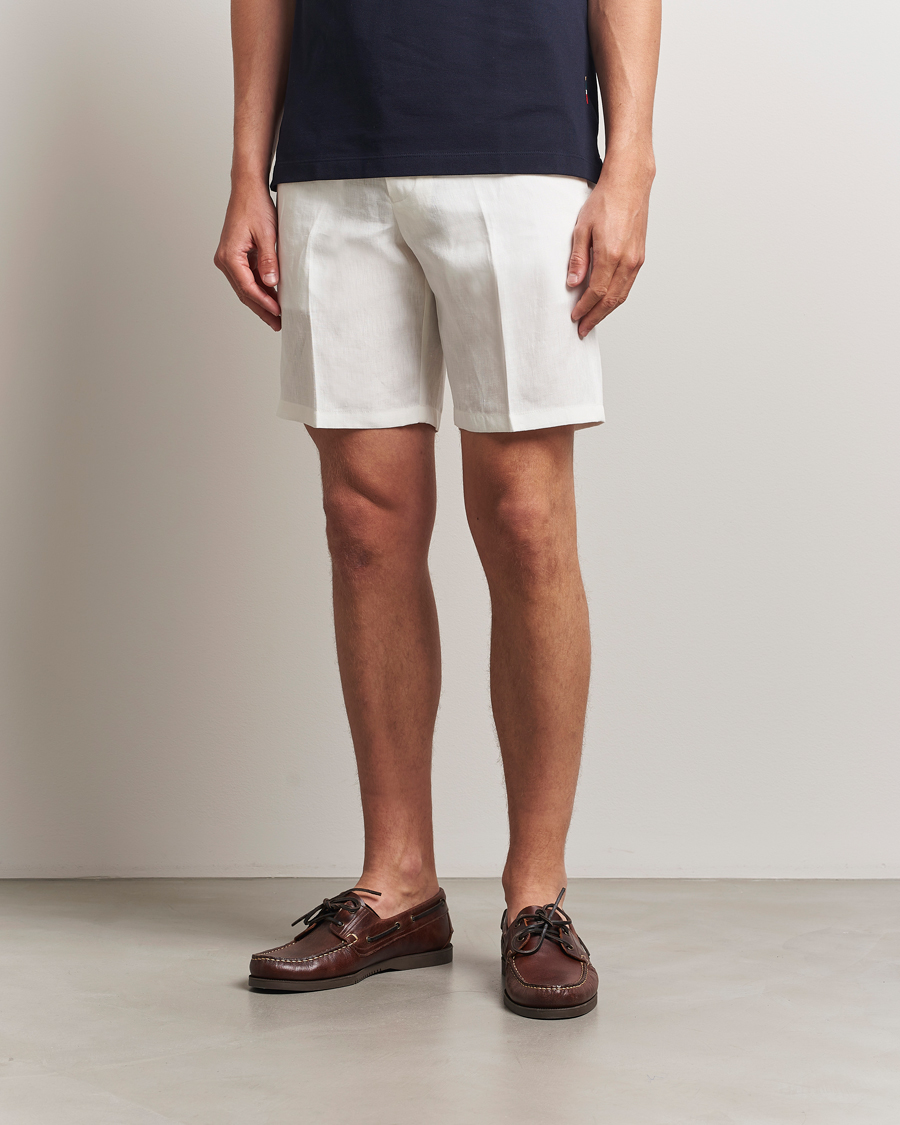 Herr | Shorts | Orlebar Brown | Norwich Italian Linen Shorts White Sand