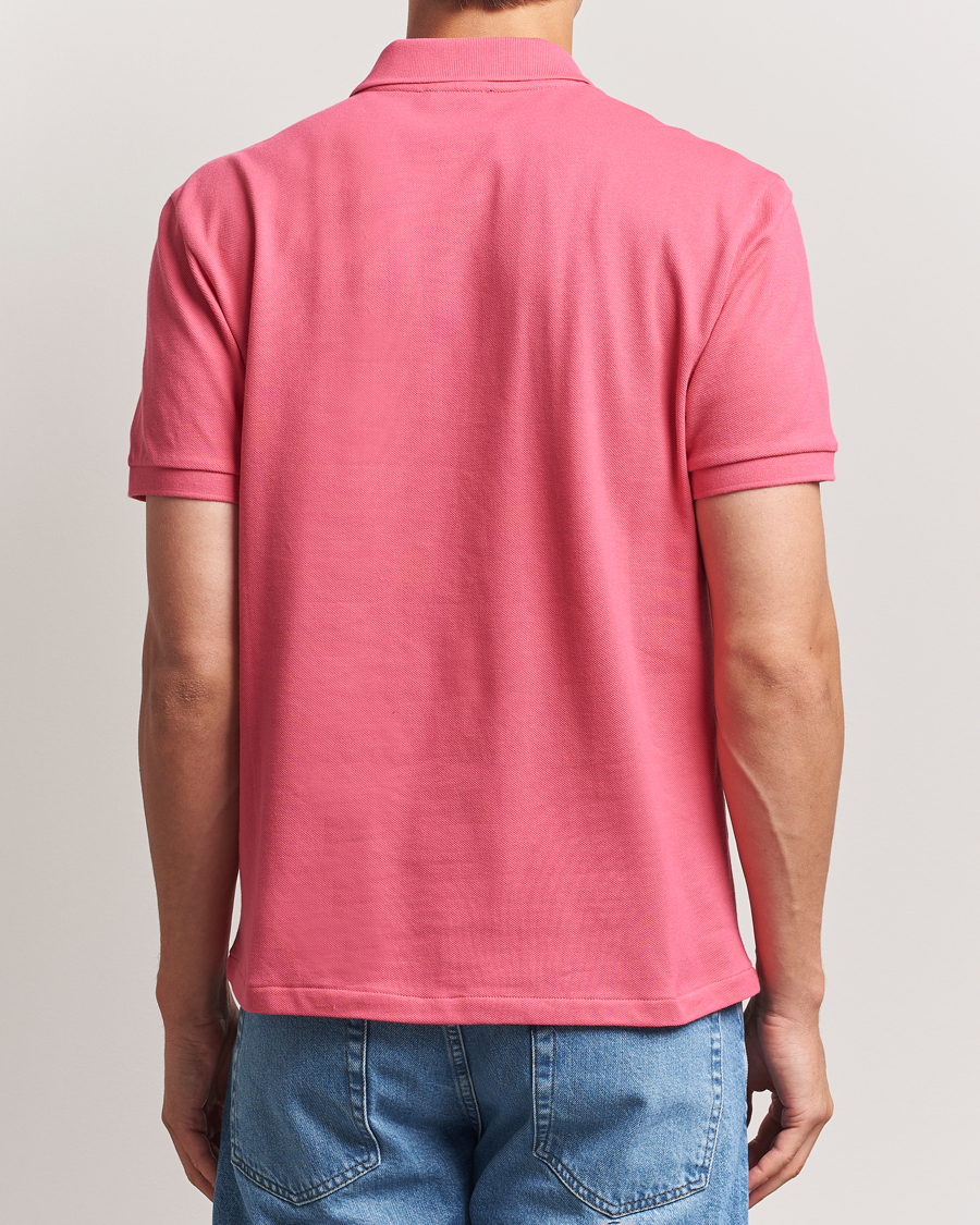 Herr | Pikéer | Oscar Jacobson | Alex Cotton Polo Cinfandel Red