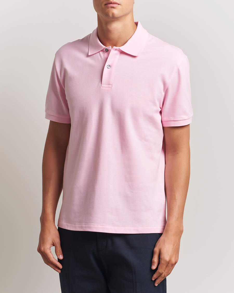 Herr | Pikéer | Oscar Jacobson | Alex Cotton Polo Pink