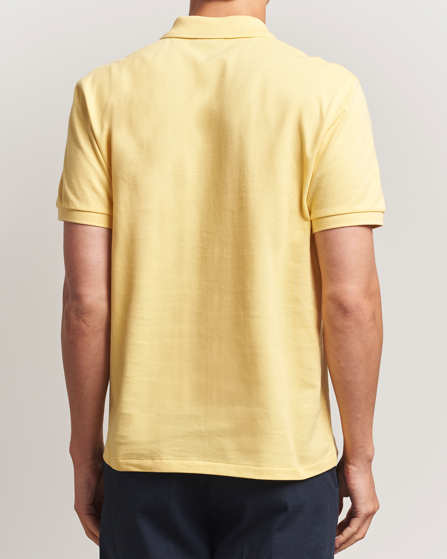 Herr | Pikéer | Oscar Jacobson | Alex Cotton Polo Yellow