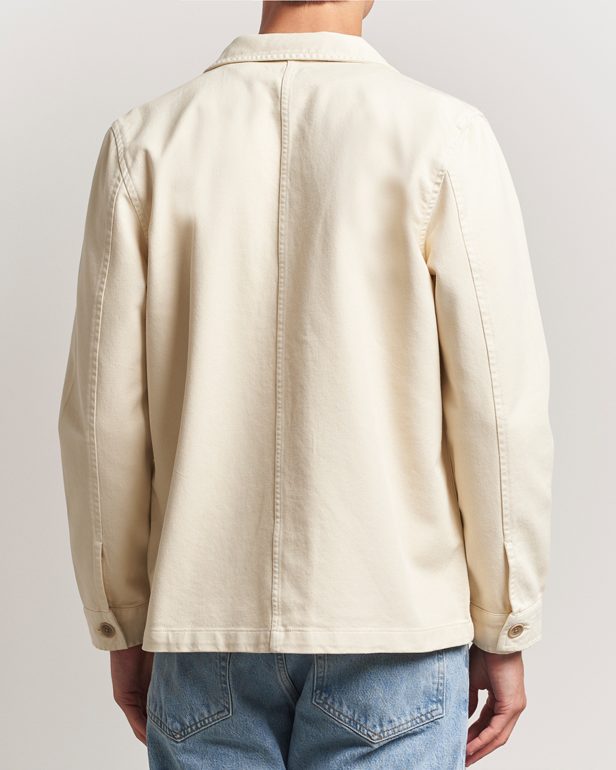 Herr | Skjortor | Nudie Jeans | Barney Worker Overshirt Ivory