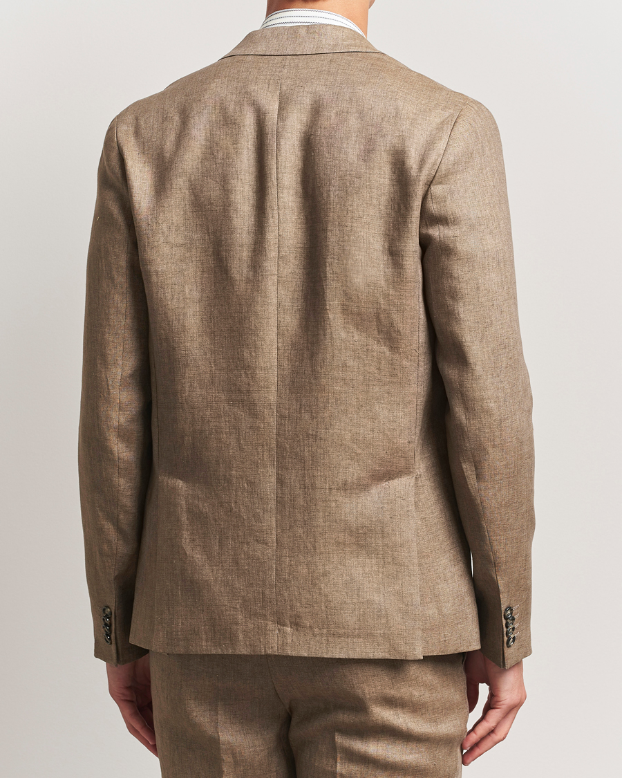 Herr | Kavajer | J.Lindeberg | Elton Unlined Super Linen Blazer Nutmeg