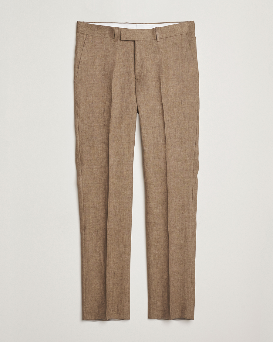 Herr | Byxor | J.Lindeberg | Lois Super Linen Pants Nutmeg