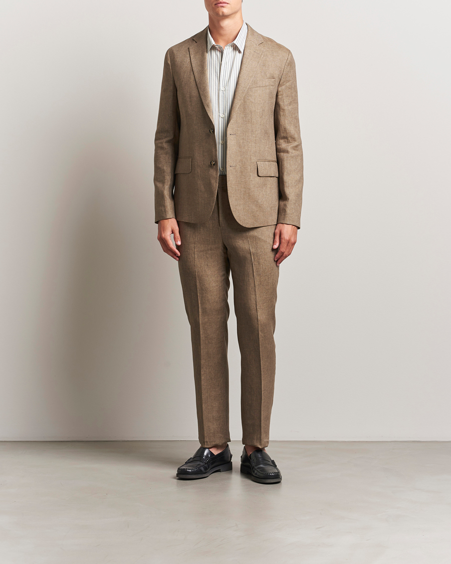 Herr | Byxor | J.Lindeberg | Lois Super Linen Pants Nutmeg