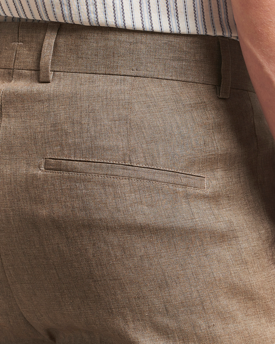 Herr | Byxor | J.Lindeberg | Lois Super Linen Pants Nutmeg