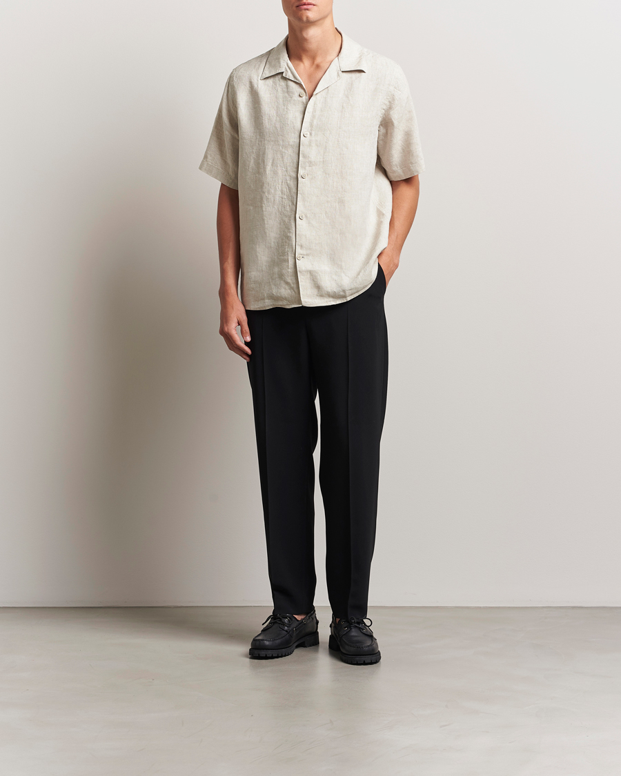Herr | Skjortor | NN07 | Julio Linen Resort Shirt Oat