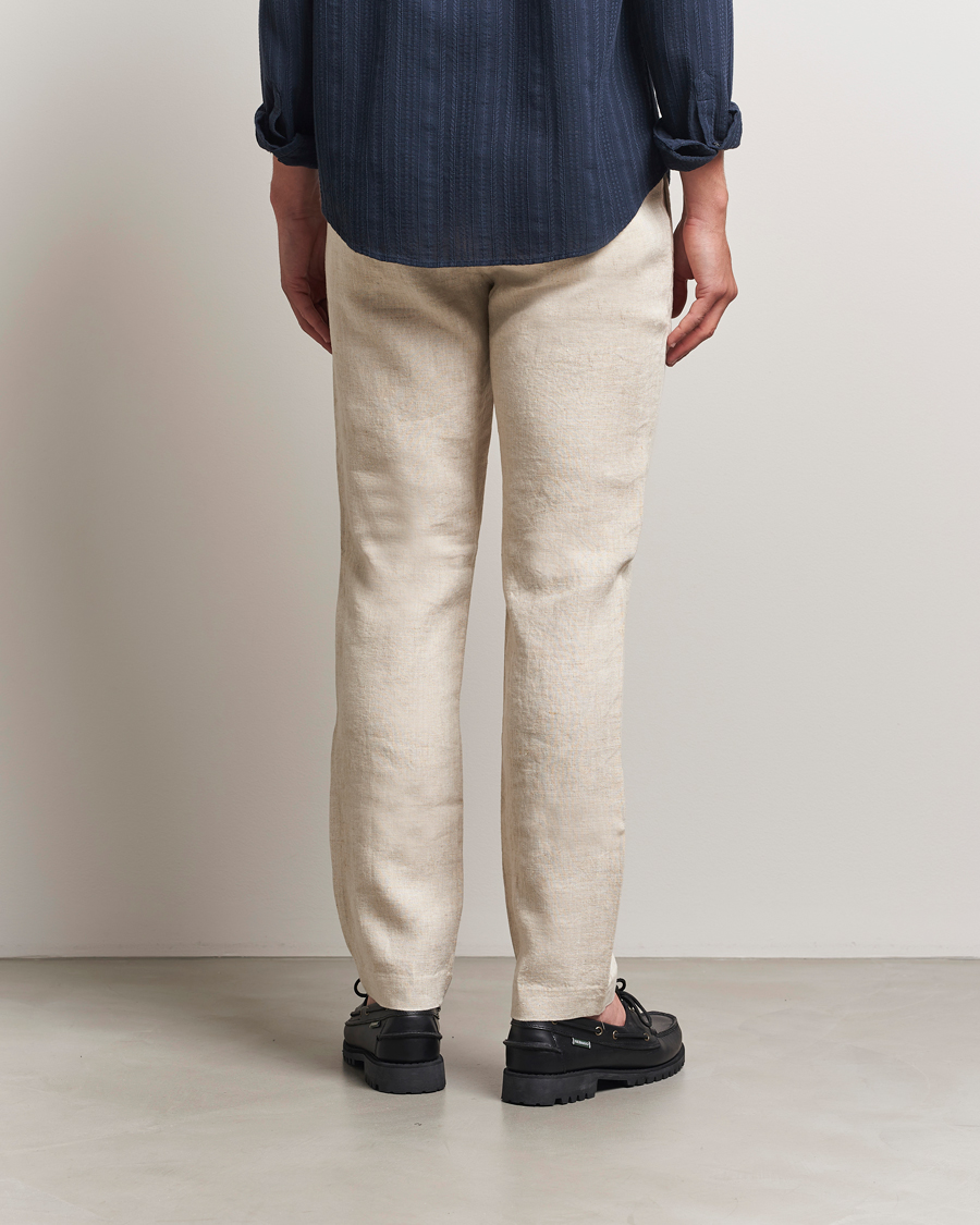 Herr | Byxor | NN07 | Theo Linen Trousers Oat