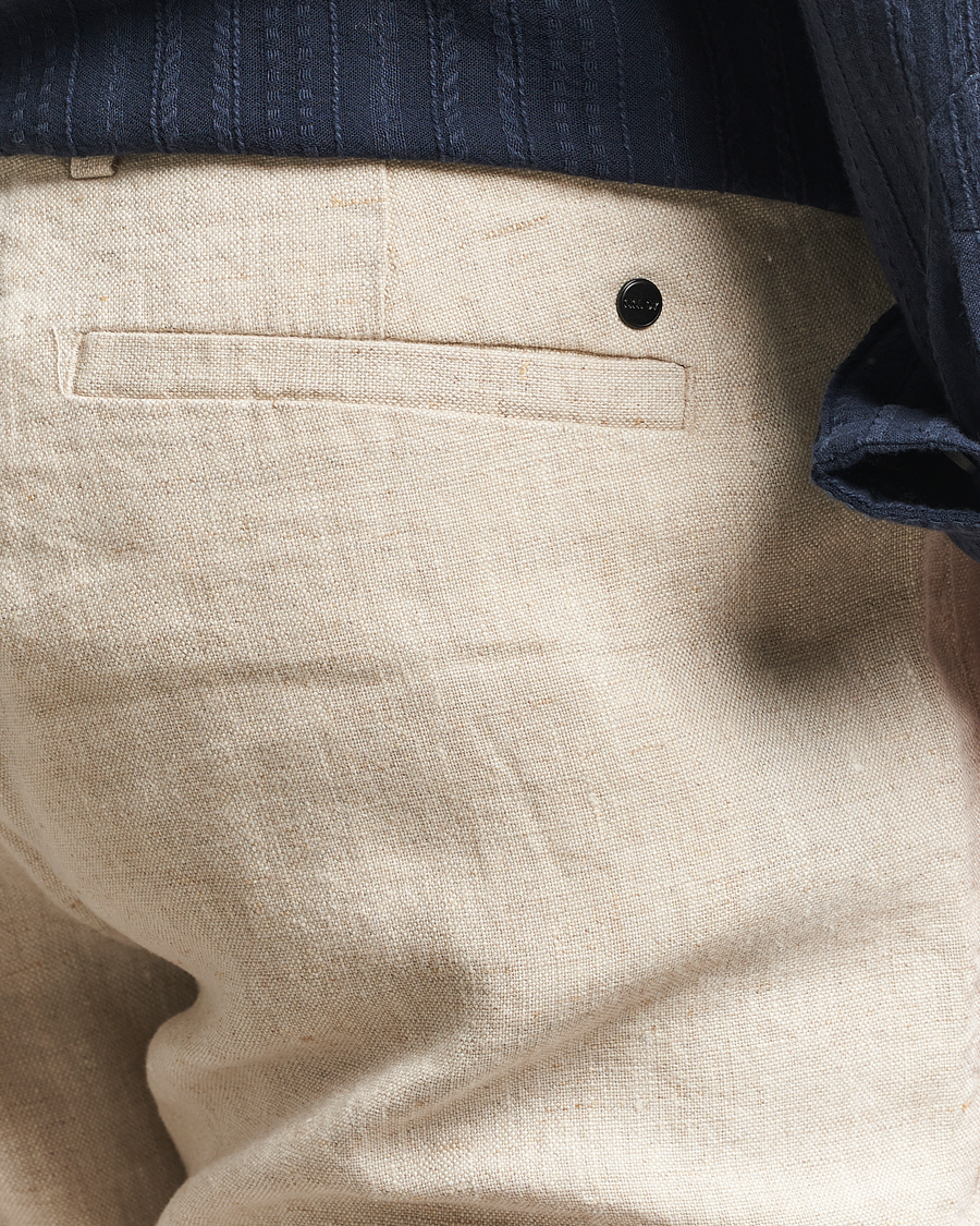 Herr | Byxor | NN07 | Theo Linen Trousers Oat