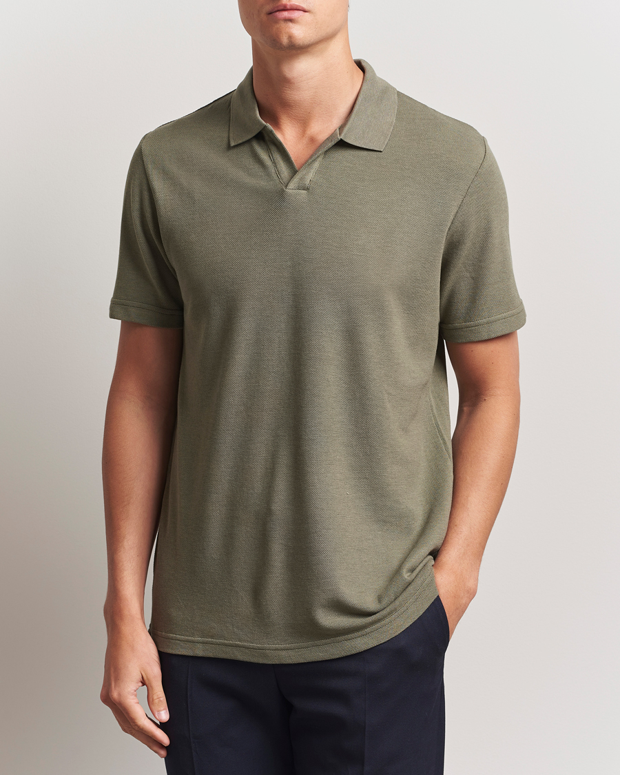 Herr | Pikéer | NN07 | Paul Cotton/Lyocell Polo Capers Green