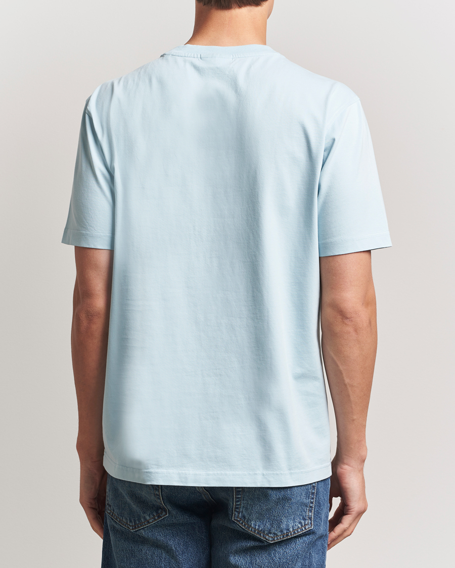Herr | T-Shirts | NN07 | Adam Logo Crew Neck T-Shirt Winter Sky