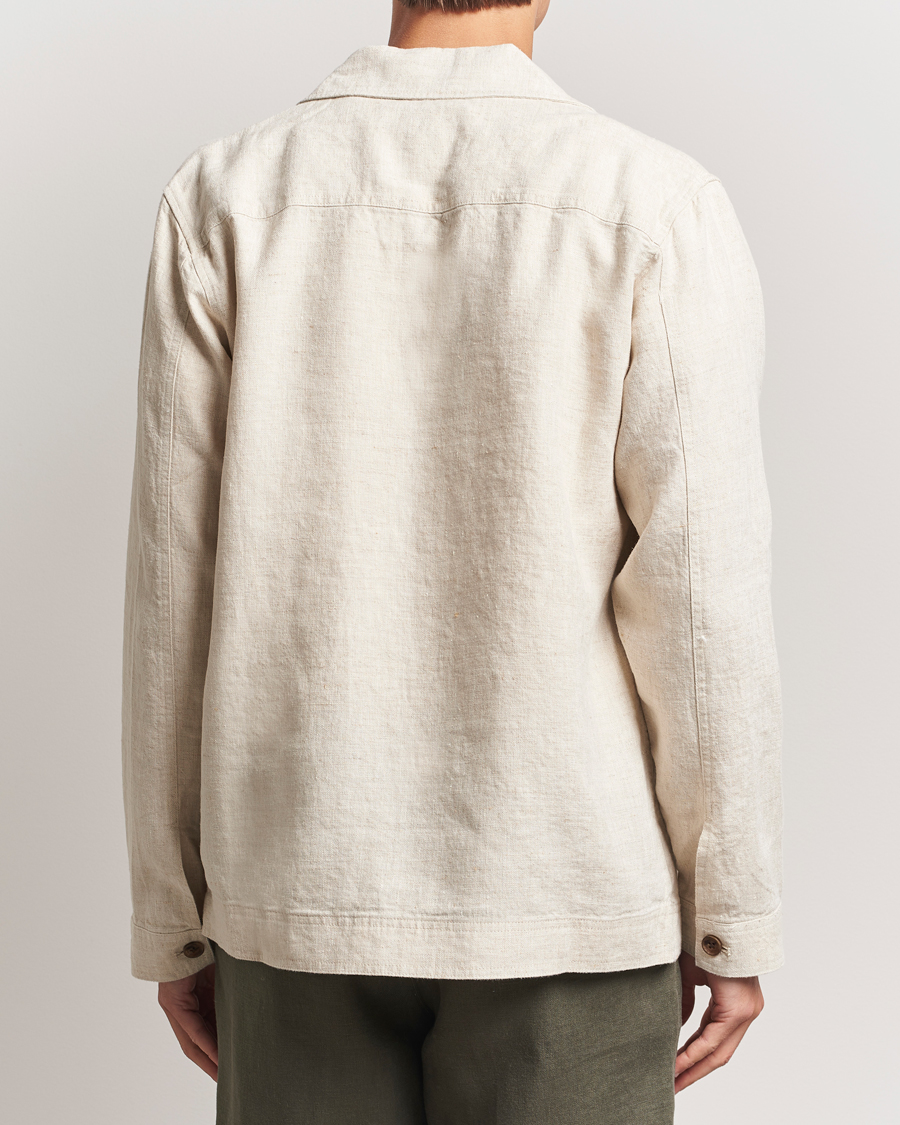 Herr | Skjortor | NN07 | Olav Linen Overshirt Oat