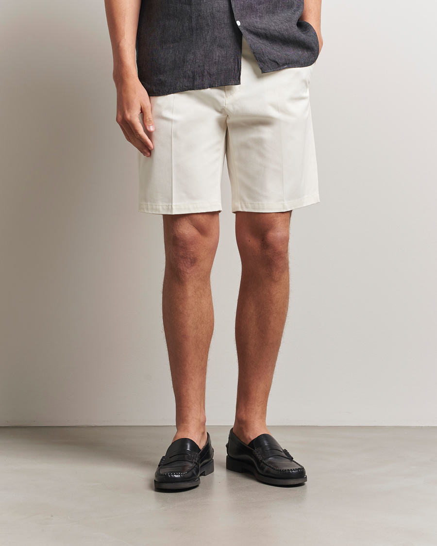 Herr | Shorts | Tiger of Sweden | Tenut Cotton Shorts Soft White