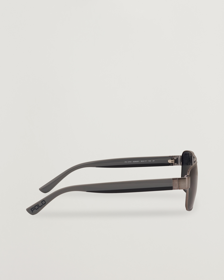 Herr | Solglasögon | Polo Ralph Lauren | 0PH3161 Polarized Sunglasses Brushed Gunmetal