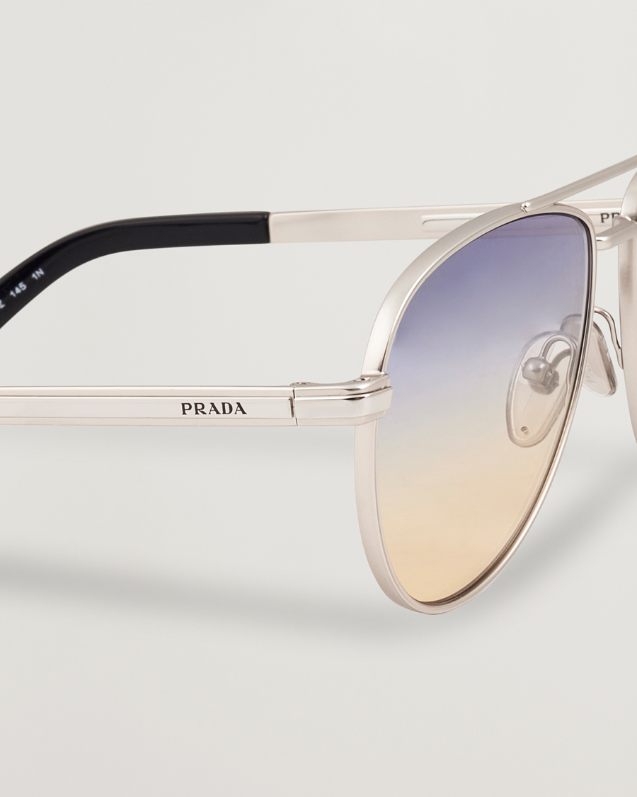 Herr | Solglasögon | Prada Eyewear | Prada 0PR A54S Sunglasses Silver