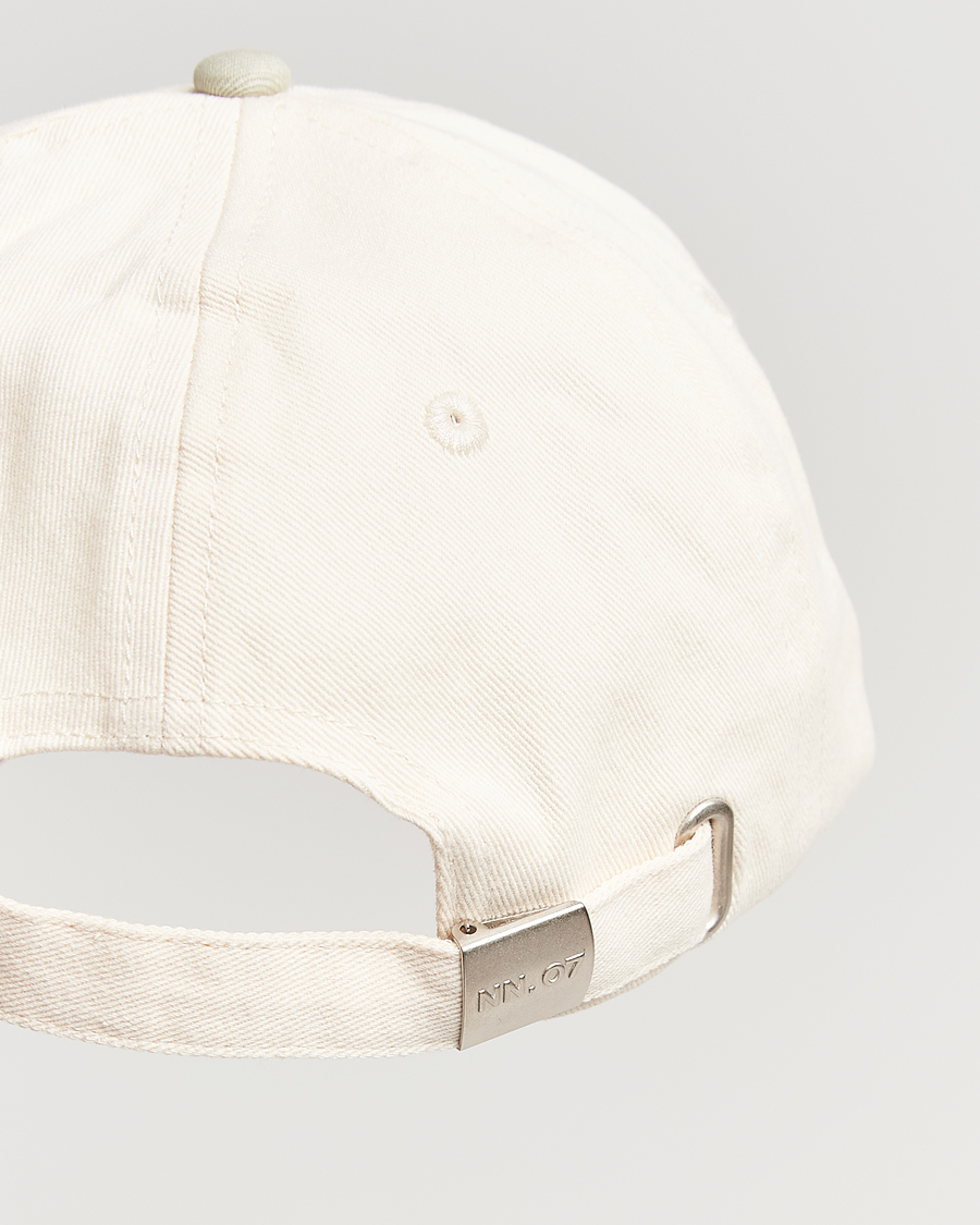 Herr | Hattar & kepsar | NN07 | Logo Cap Sage Green/Off White