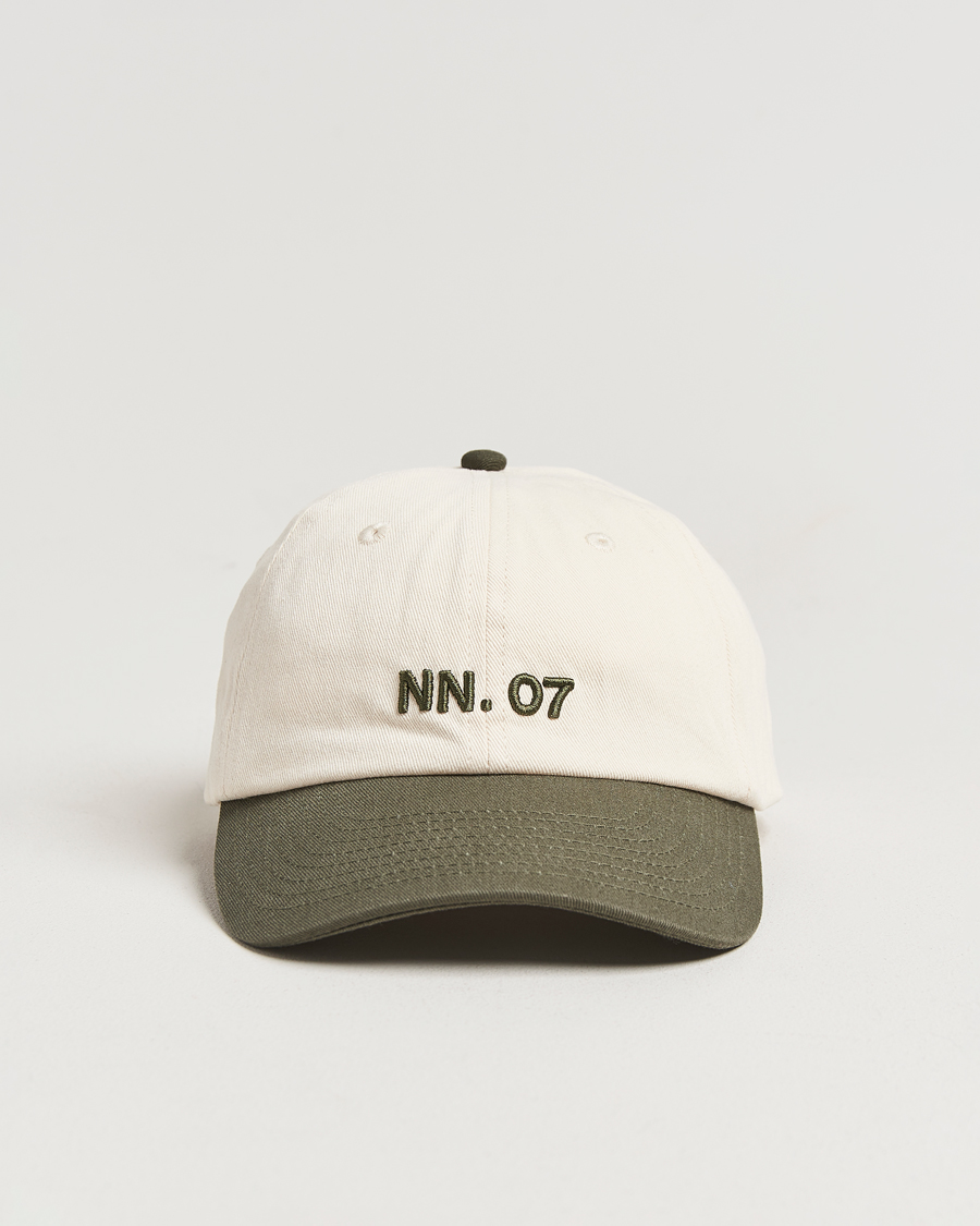 Herr | Hattar & kepsar | NN07 | Logo Cap Croc Green/Off White