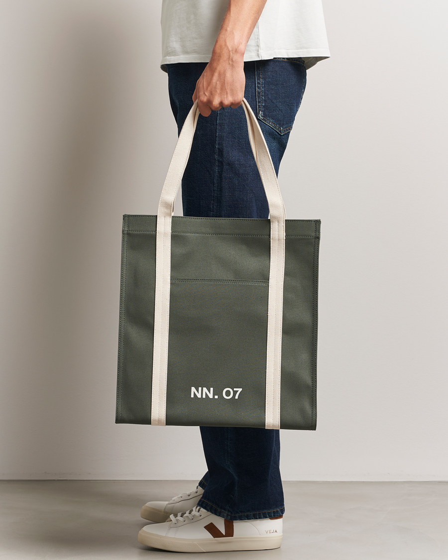 Herr | Väskor | NN07 | Tote Bag Croc Green