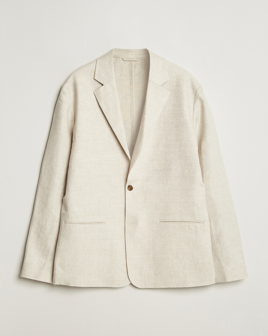Herr | Kavajer | NN07 | Timo Linen Blazer Oat