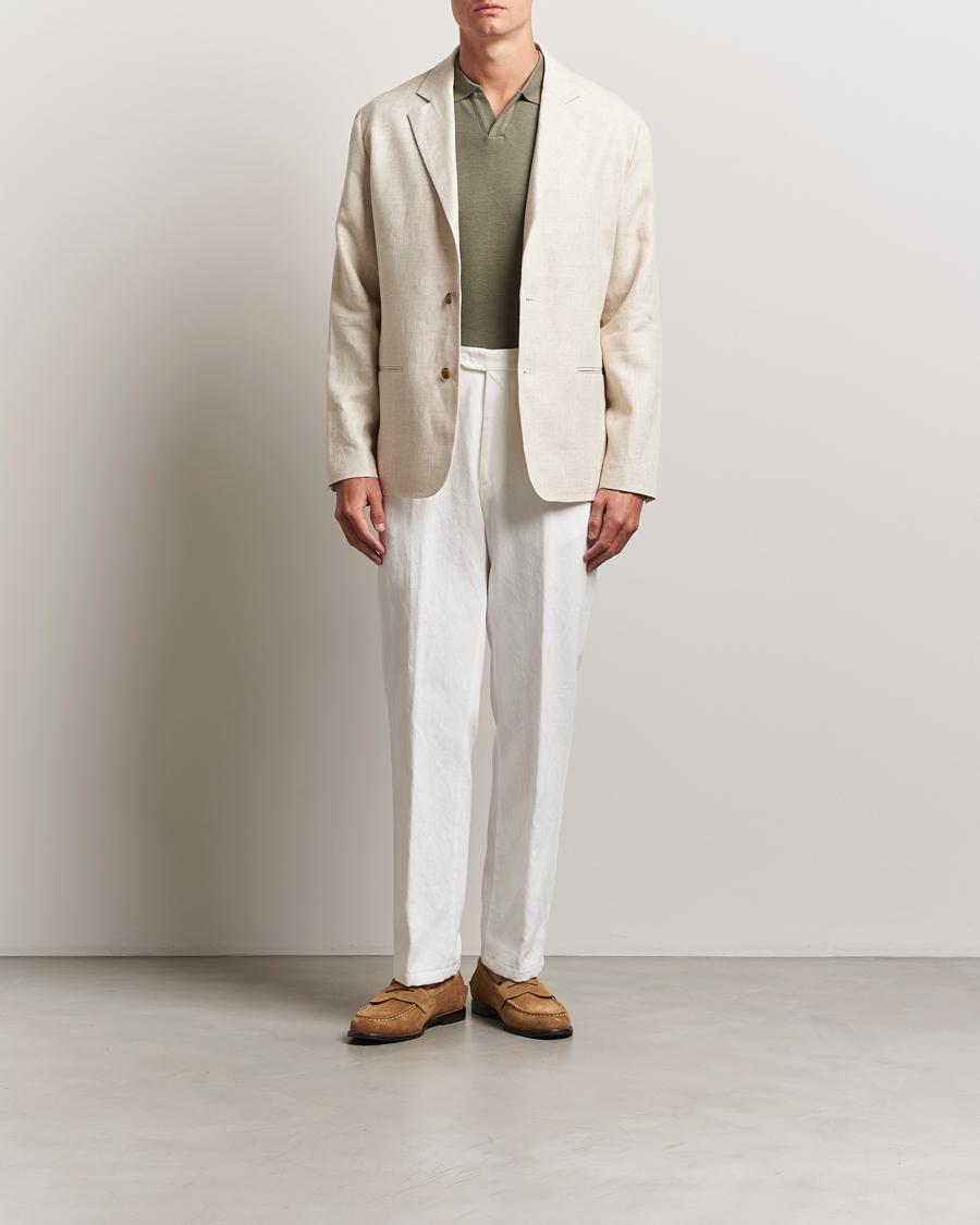 Herr | Kavajer | NN07 | Timo Linen Blazer Oat