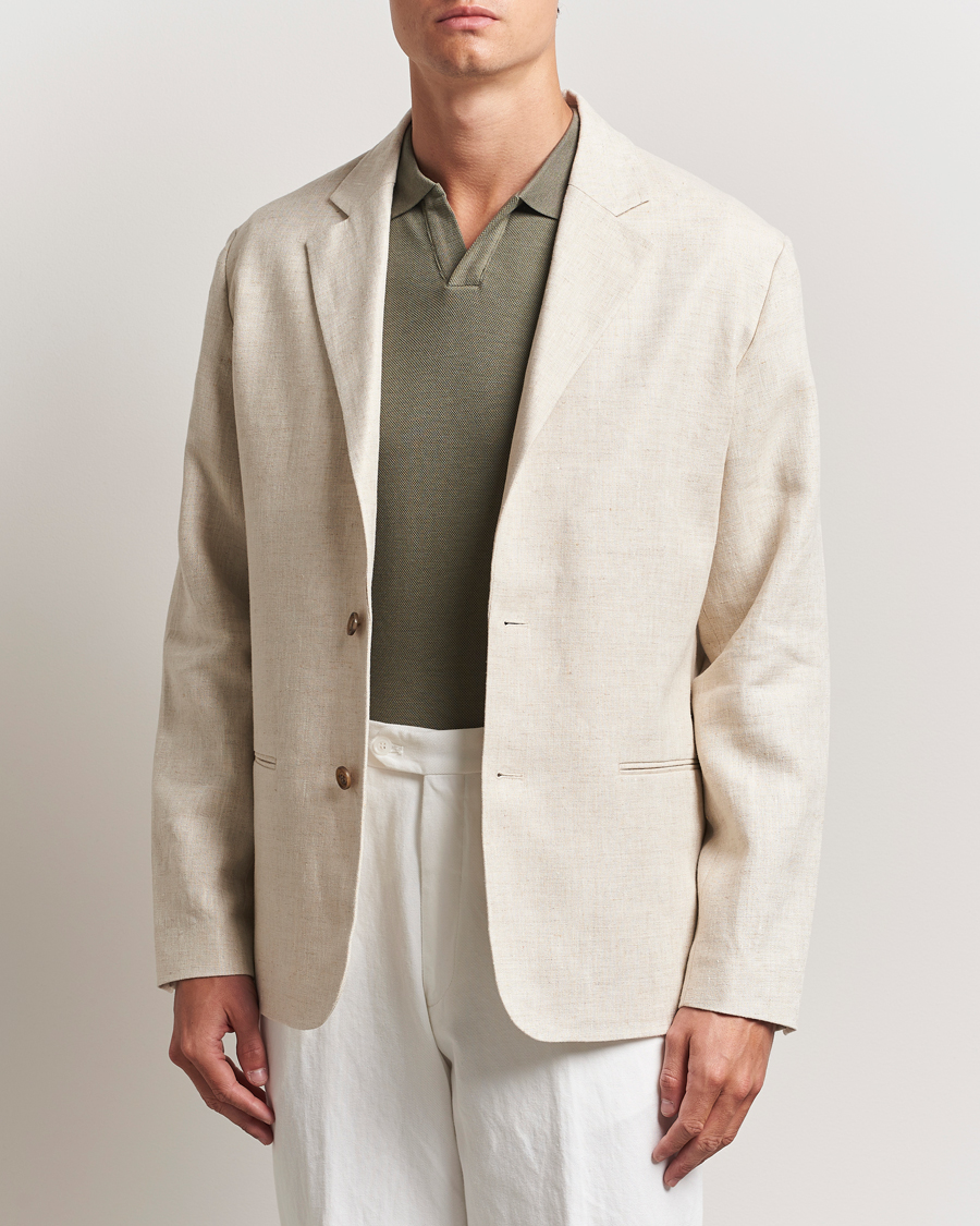 Herr | Kavajer | NN07 | Timo Linen Blazer Oat