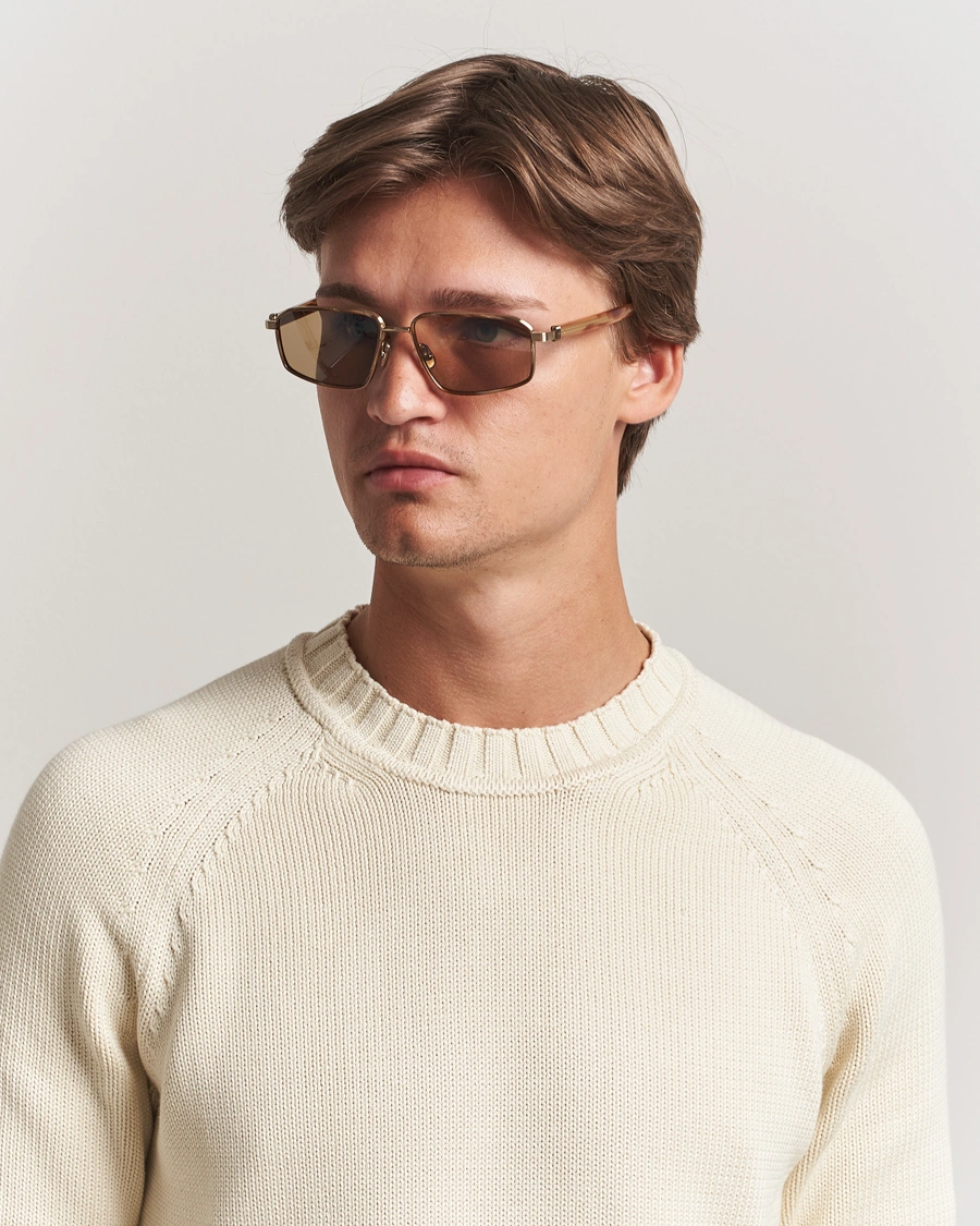 Herr | Solglasögon | Brunello Cucinelli | Jarama Sunglasses Beige
