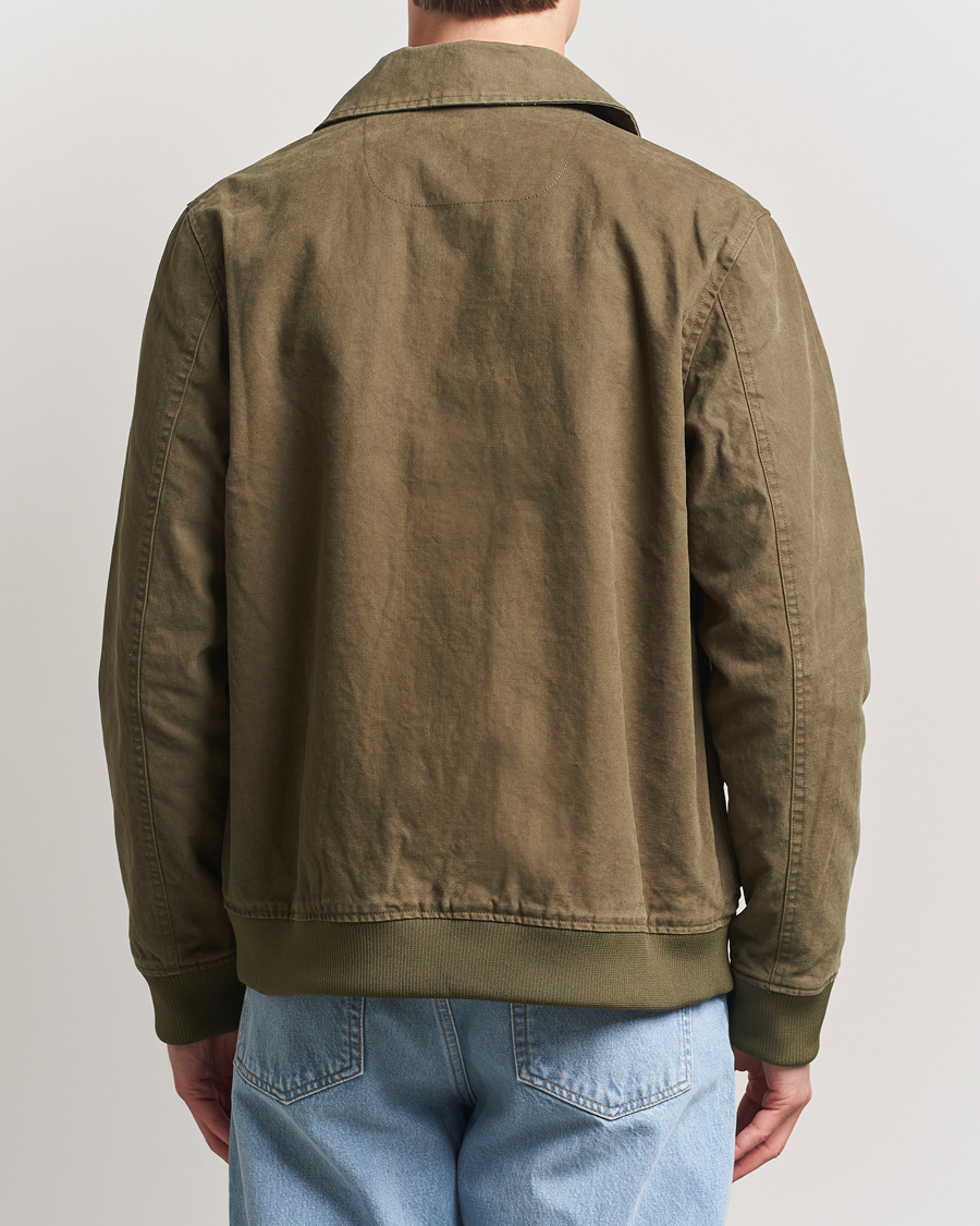 Herr | Jackor | A Day's March | Bader Cotton Flight Jacket Olive