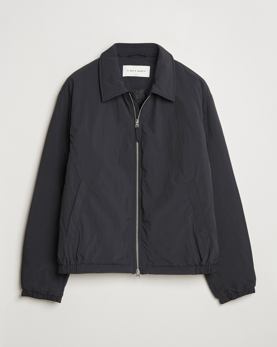 Herr | Jackor | A Day's March | Reese Nylon Jacket Black