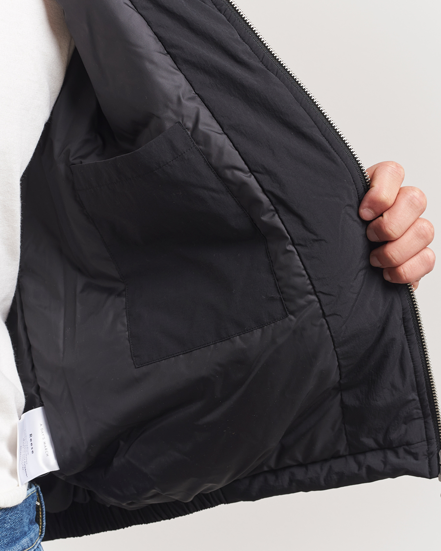 Herr | Jackor | A Day's March | Reese Nylon Jacket Black