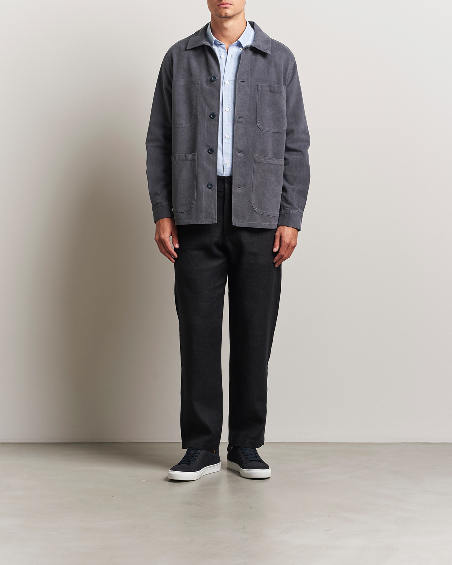 Herr | Jackor | A Day's March | Algot Lyocell Overshirt Iron