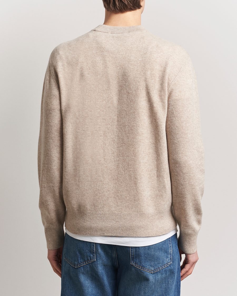 Herr | Tröjor | A Day's March | Marlow Cashmere Blend Sweater Sand