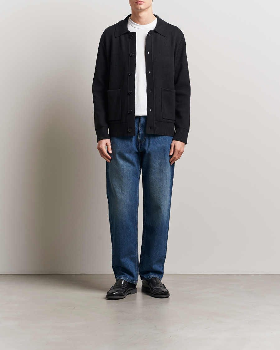 Herr | Tröjor | A Day's March | Holt Cardigan Black