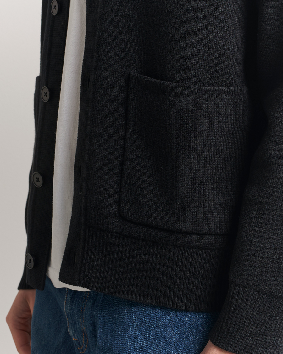 Herr | Tröjor | A Day's March | Holt Cardigan Black