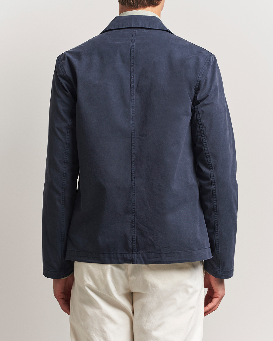 Herr | Kavajer | A Day's March | Mace Unconstructed Blazer Navy