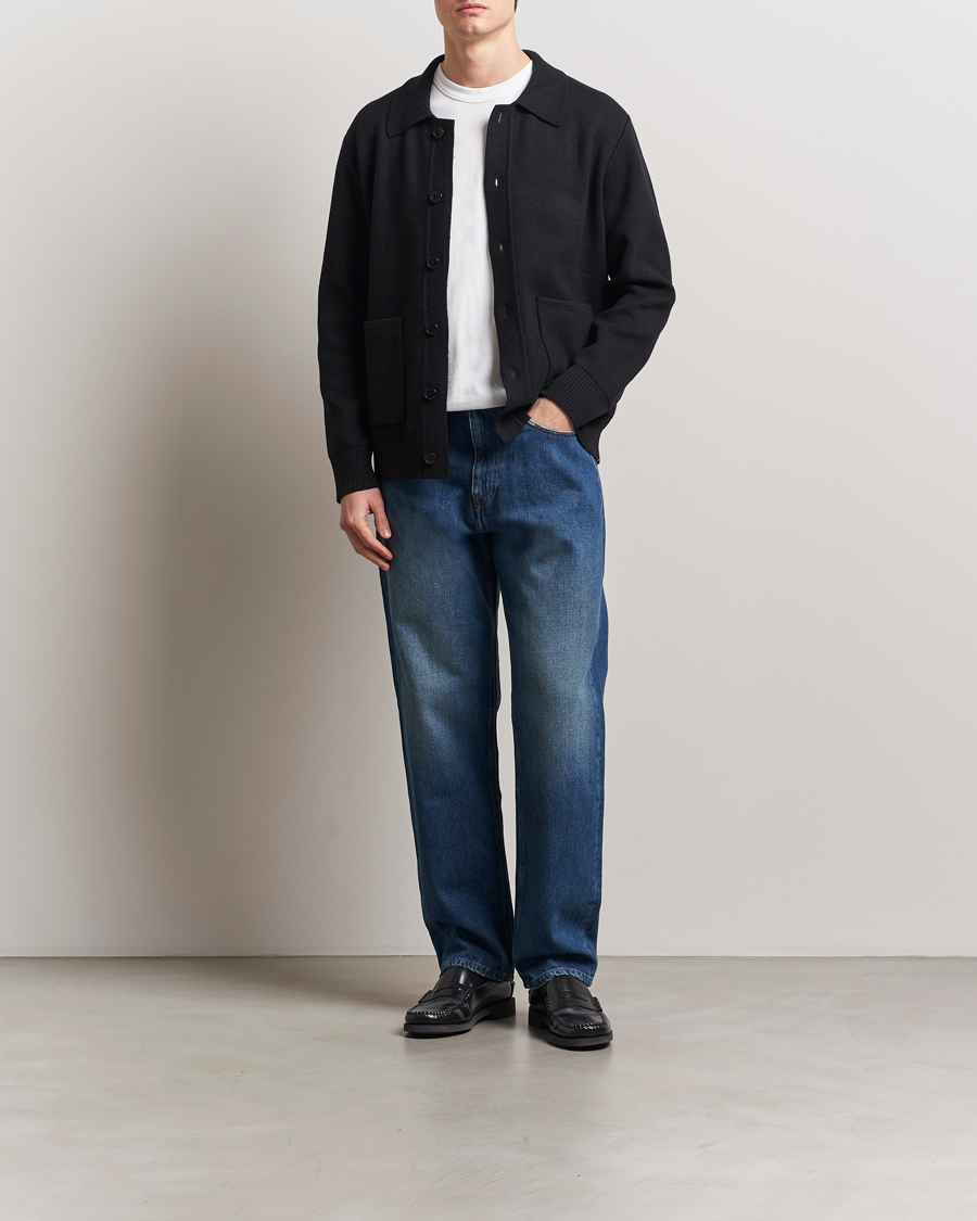 Herr | Jeans | A Day's March | Denim Nr3 Straight Fit Worn Mid Blue