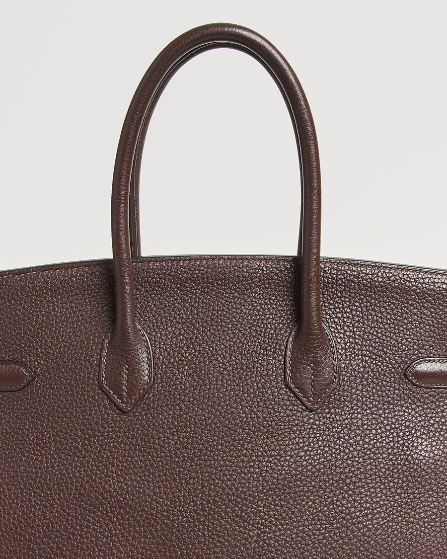 Herr | Pre-Owned & Vintage Bags | Hermès Pre-Owned | Birkin 35 Taurillon Clémence Ebène