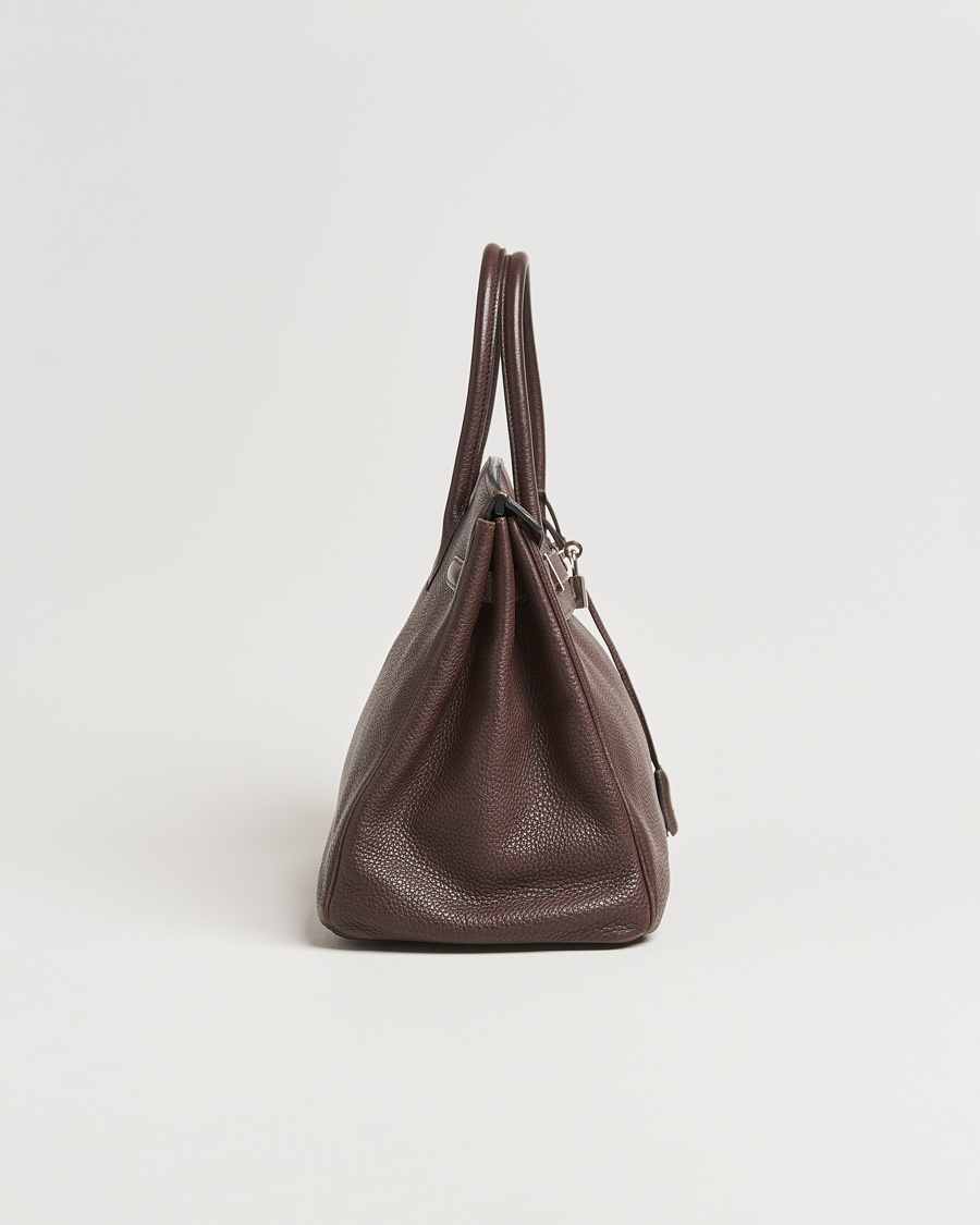 Herr | Pre-Owned & Vintage Bags | Hermès Pre-Owned | Birkin 35 Taurillon Clémence Ebène