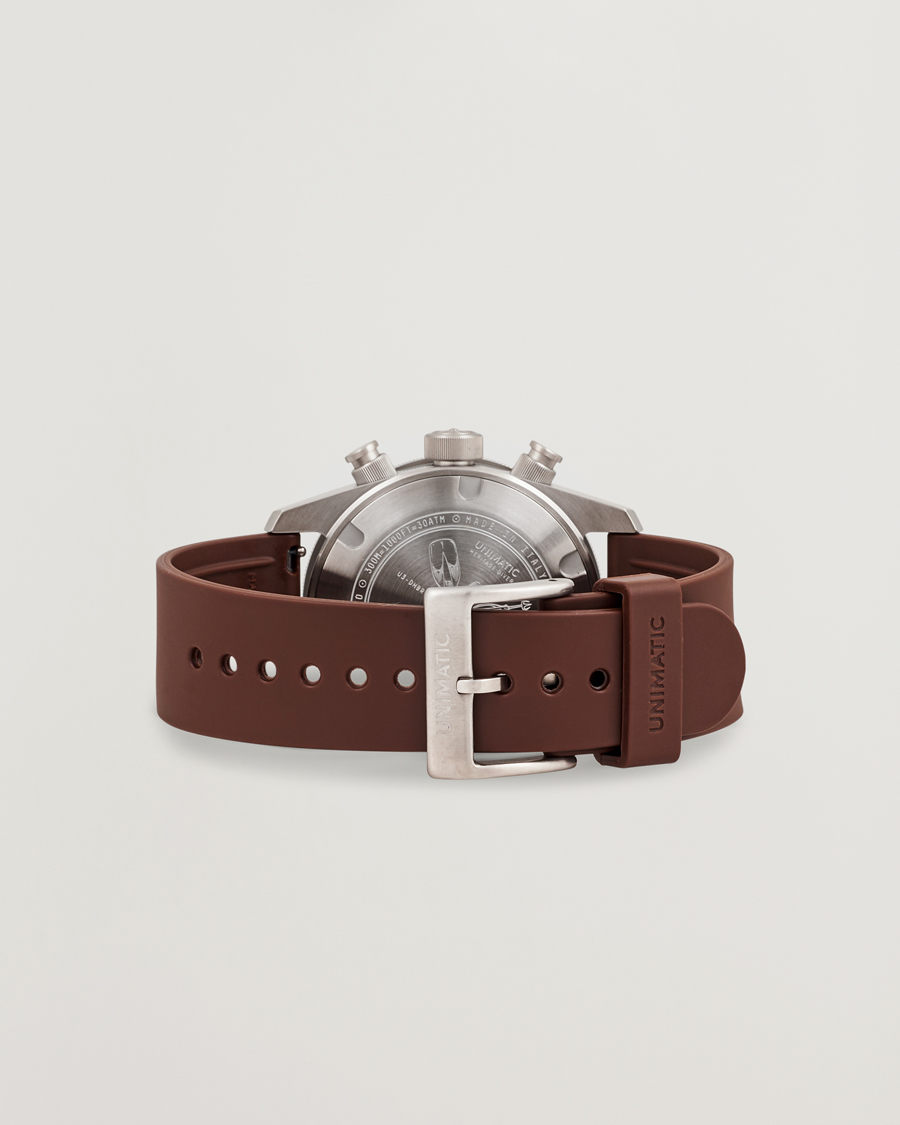 Herr | UNIMATIC U3 Heritage Chronograph Diver Dark Brown | UNIMATIC | U3 Heritage Chronograph Diver Dark Brown