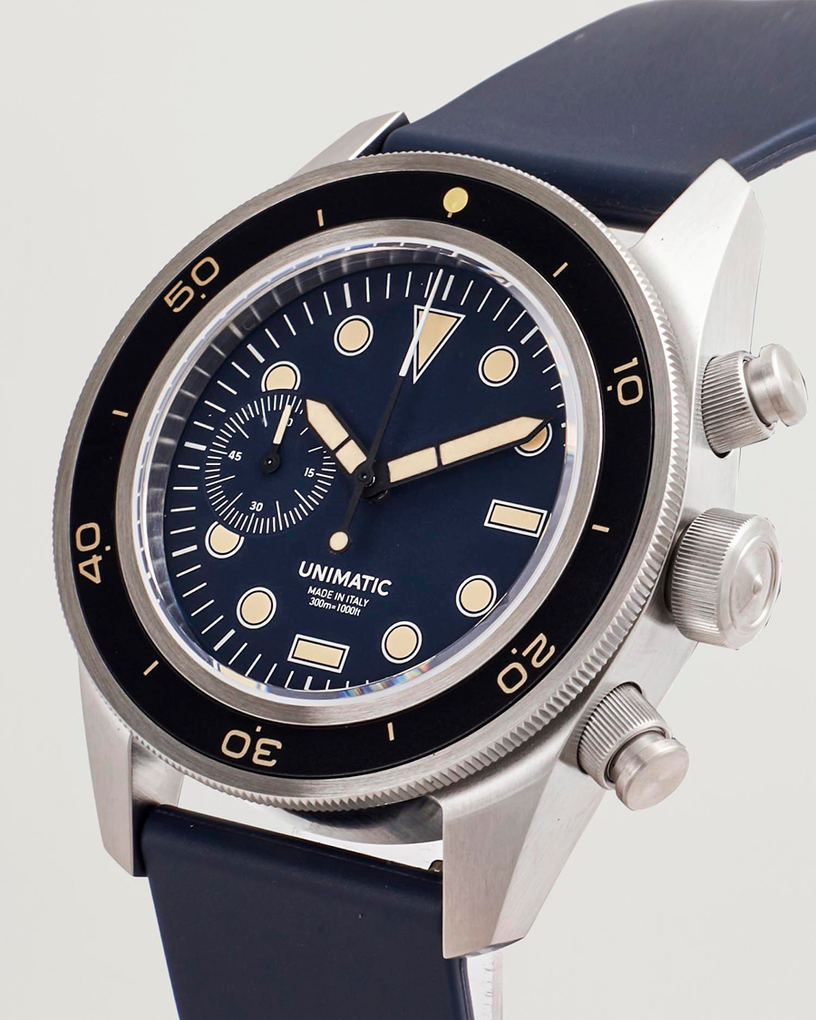 Herr | UNIMATIC U3 Heritage Chronograph Diver Blue | UNIMATIC | U3 Heritage Chronograph Diver Blue