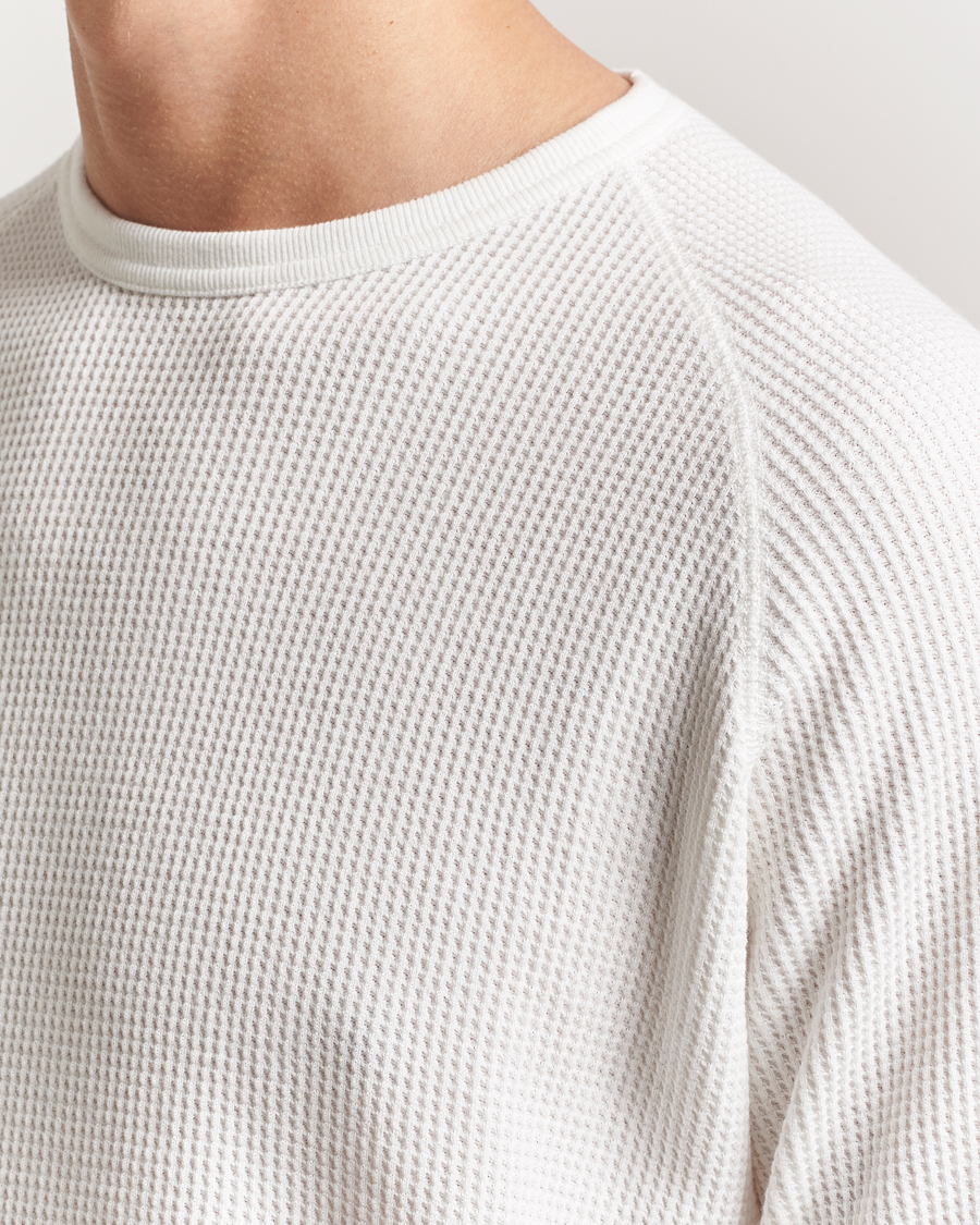 Herr | Tröjor | BEAMS PLUS | Thermal Knit Crewneck White