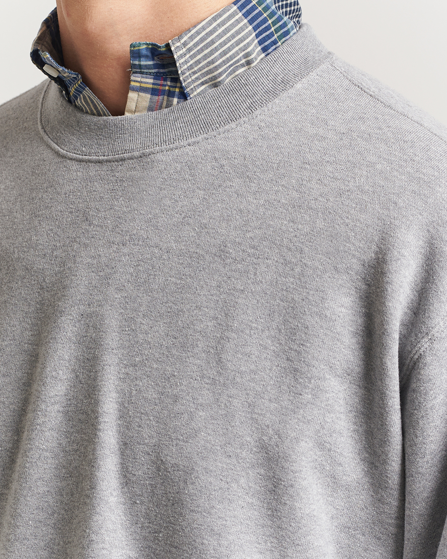 Herr | Tröjor | BEAMS PLUS | Made In Japan Cotton Sweatshirt Grey