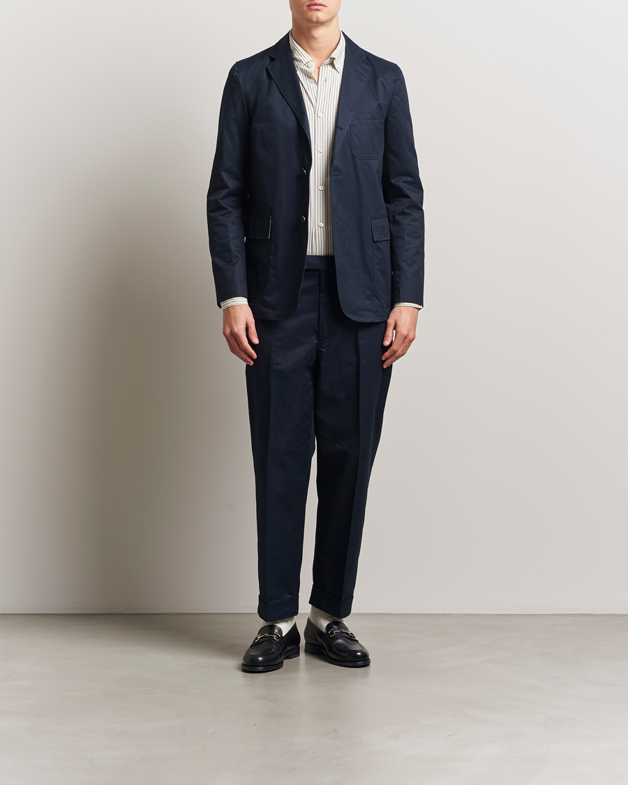 Herr | Kavajer | BEAMS PLUS | Cotton Twill Blazer Navy