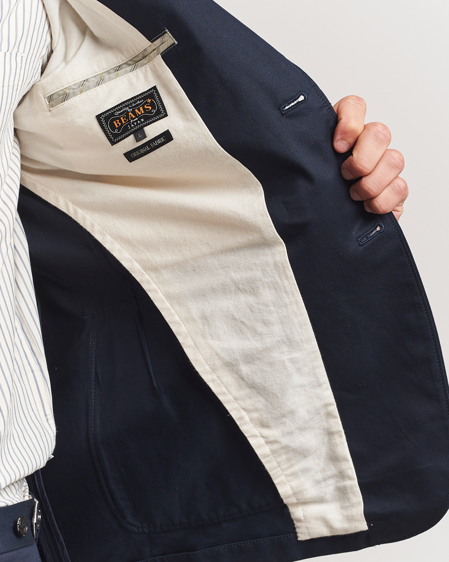 Herr | Kavajer | BEAMS PLUS | Cotton Twill Blazer Navy